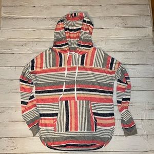 Striped hoodie size medium